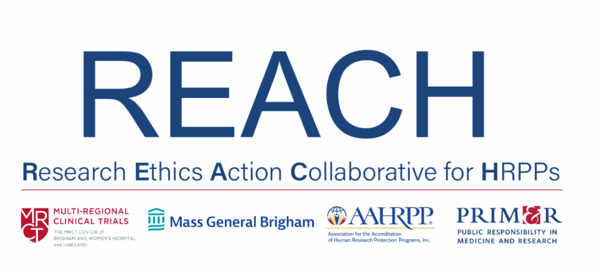 Image for Research Ethics Action Collaborative for HRPPs (REACH) Webinar