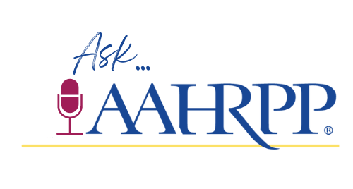 Image for Ask AAHRPP January 2024 Webinar